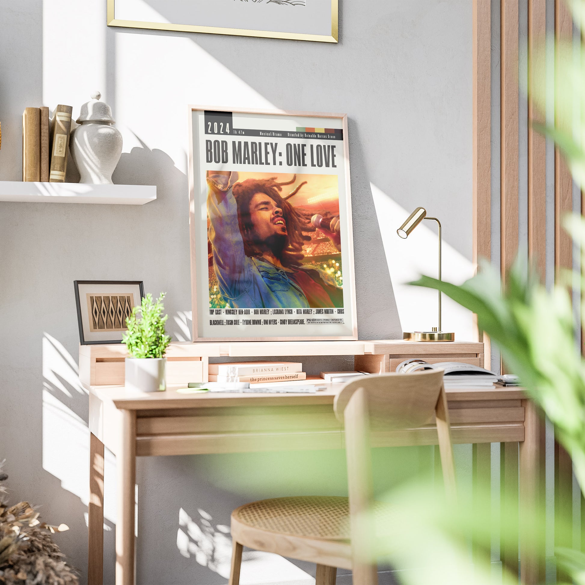 Discover the iconic Bob Marley One Love Movie Posters, featuring vivid designs and striking imagery. These posters are perfect for fans of Bob Marley and make for a great addition to any room. Made with high-quality materials, these posters are a must-have for any music lover or poster collector.