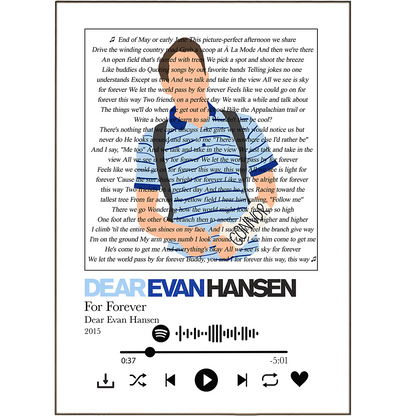 Dear Evan Hansen - For Forever Prints