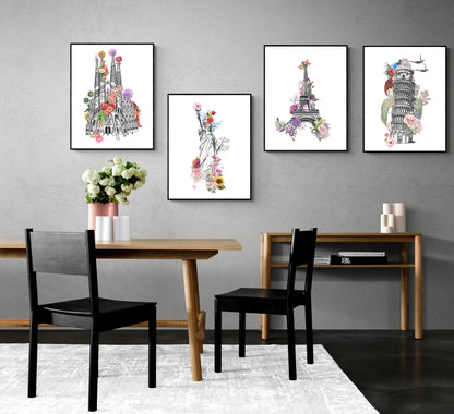 This Sagrada Family Flowers Poster brings together anatomy in art and human anatomy for drawing with monuments, posters and prints. Perfect for those wanting to explore human anatomy art and human anatomy in art monuments, this wall art decor is a stunning addition to any home. Get an inside look at the Sagrada Família with this unique poster.