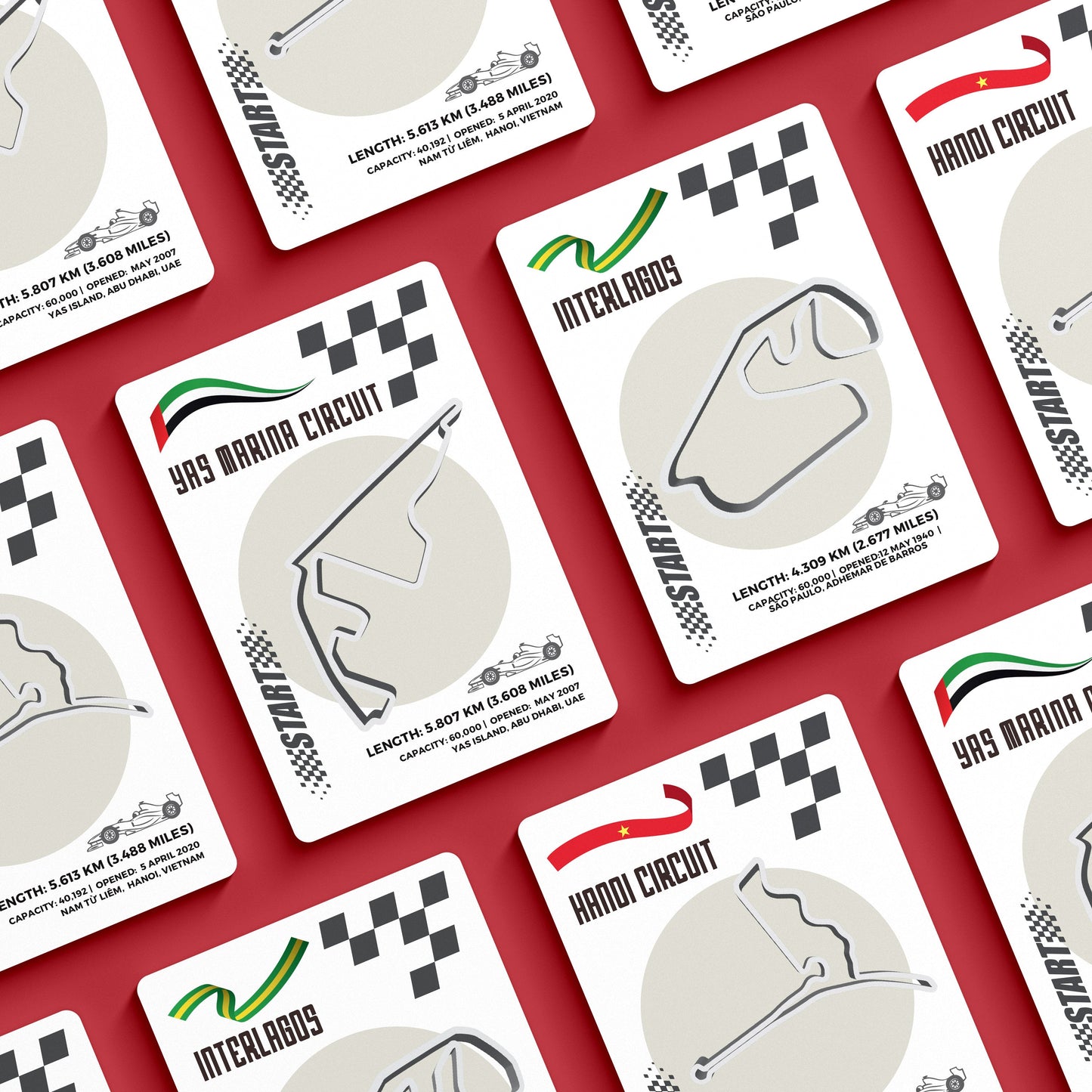 Get the ultimate guide to F1 racing tracks with our Algarve International Circuit posters. Featuring detailed information on the circuit's history, construction, country, and notable moments, on matte premium paper that is age-resistant. The perfect addition to any Formula One fan's collection.