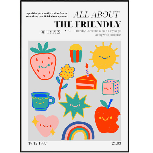 The Friendly Personality Poster