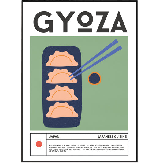 GYOZA Wall Art Poster