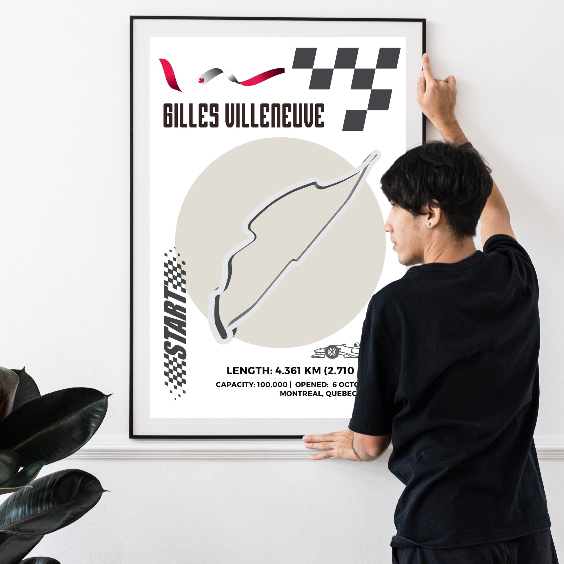 Discover the thrill of Formula One with our Gilles Villeneuve Circuit F1 Posters. Featuring a detailed map of F1 racing tracks and a circuit guide, these posters are a dream come true for any fan. 