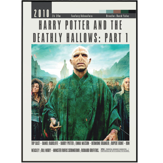 Harry Potter and the Deathly Hallow Movies Poster