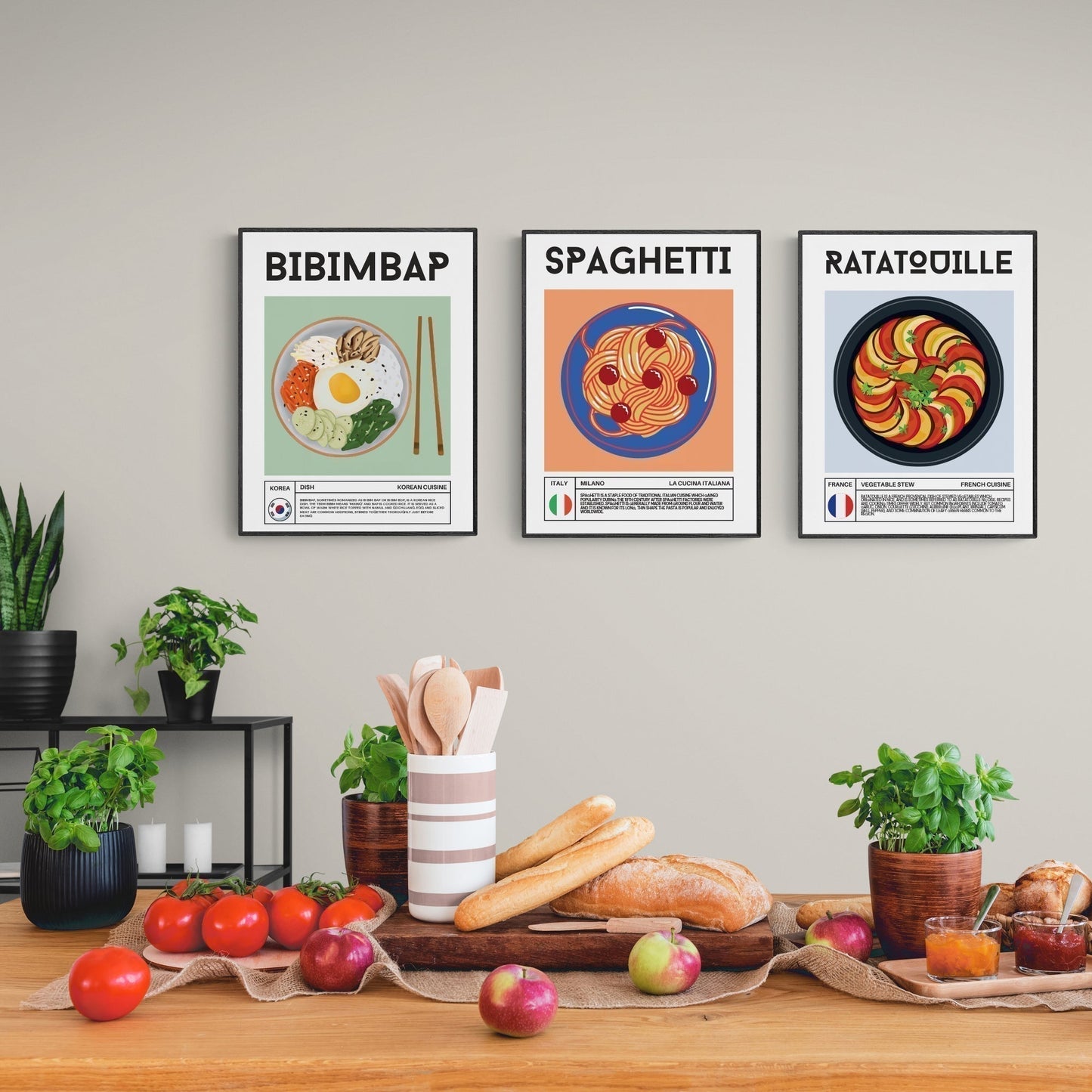 Discover a world of delicious cuisine with our RACLETTE Wall Art Poster. Decorate your kitchen with this colorful and modern poster featuring famous meals, retro food art, and a world cuisine guide. Perfect for food lovers and a great addition to any kitchen decor.