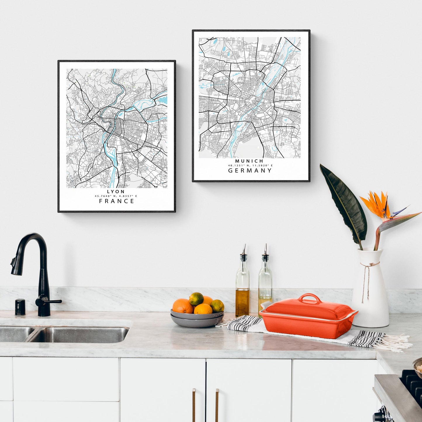 Discover the cities of the world with these gorgeous Munich Street Map Posters! Get up close and personal with Custom Map Art Prints and custom street map posters, perfect for adding a touch of world charm to any wall. Maps and cities posters are the perfect way to show off your love of globetrotting - and with posters and prints with maps, it's never been easier!