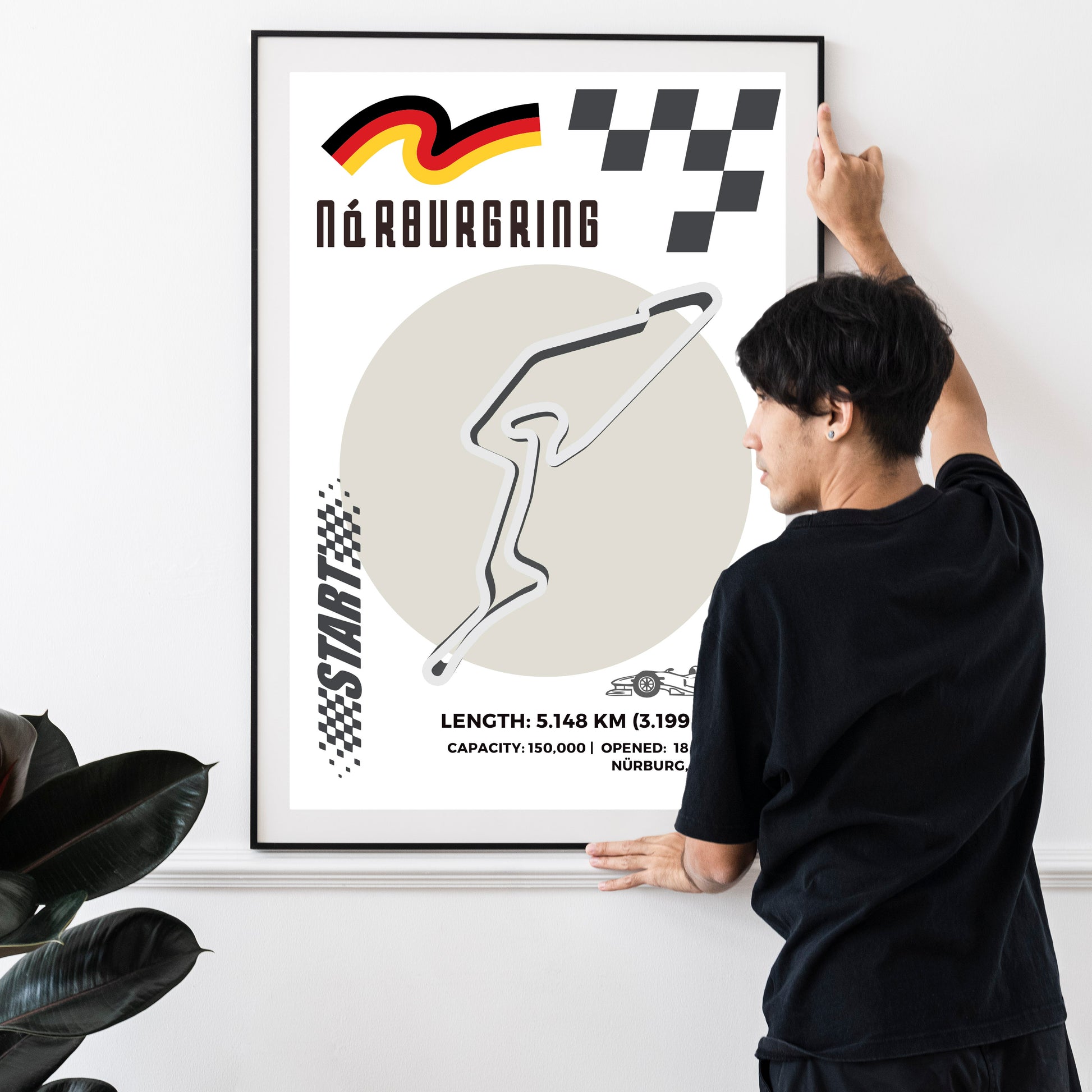 Enhance your love for Formula One with our NÜRBURGRING Circuit F1 posters. Made of matte premium paper, each poster features detailed information about the circuit's history and notable moments. Perfect for any fan, these posters are made in the UK and are age-resistant. Get the ultimate F1 experience with our Formula One Poster.