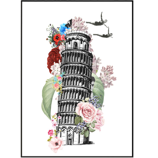 This Pisa Italy Flowers Poster is a great way to learn anatomy for art. Featuring detailed images of monuments, it showcases the human anatomy in art and can be used for art or drawing purposes. Crafted with Pisa in Italy elements, this poster will both educate and decorate.