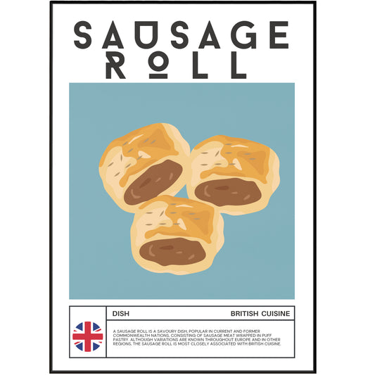 SAUSAGE ROLL Wall Art Poster