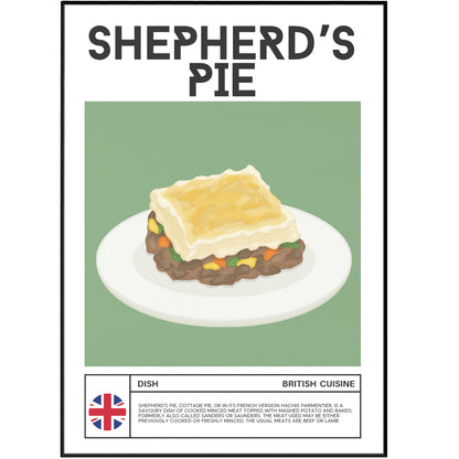 Shepherd's pie Wall Art Poster