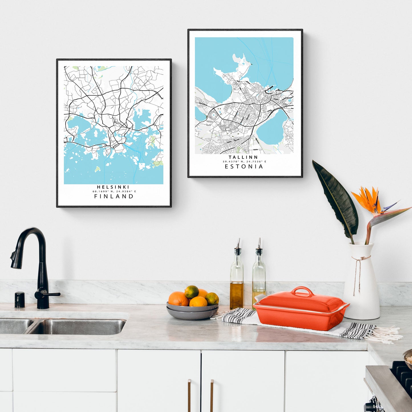 Discover the city of Tallinn with our exclusive custom street map posters! Perfect for tracking your travels or adding a touch of wanderlust to your space, these beautiful poster prints are the only maps you'll ever need. So grab your compass and set off on a graphic journey with our world-class maps and cities posters!