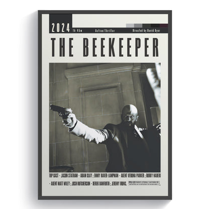 Discover the captivating world of David Ayer Movies with The Beekeeper Poster. Immerse yourself in this stunning artwork that showcases the best of Ayer's remarkable films. With its intricate details and vibrant colors, this poster is perfect for any movie lover's collection. Get yours now and elevate your movie experience to the next level!