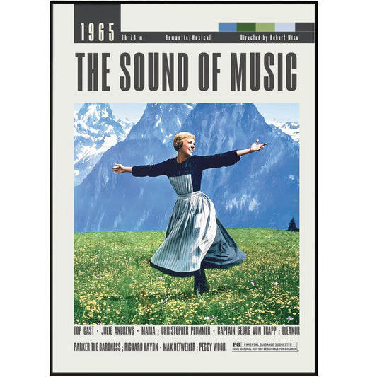 THE SOUND OF MUSIC Poster | Kobert Wise Movies