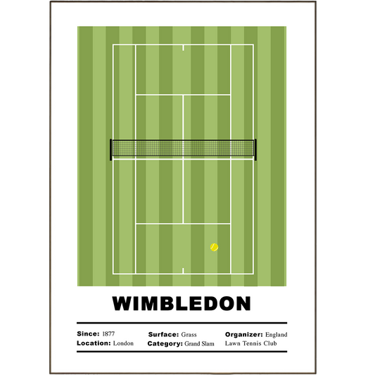 Make sure your walls have the grand slam of style with these sweet Wimbledon posters! Featuring a selection of ace tennis tournaments—available in A5, A4, and A3 varieties—these minimalist prints offer a flattering art court experience for both spectators and players alike!