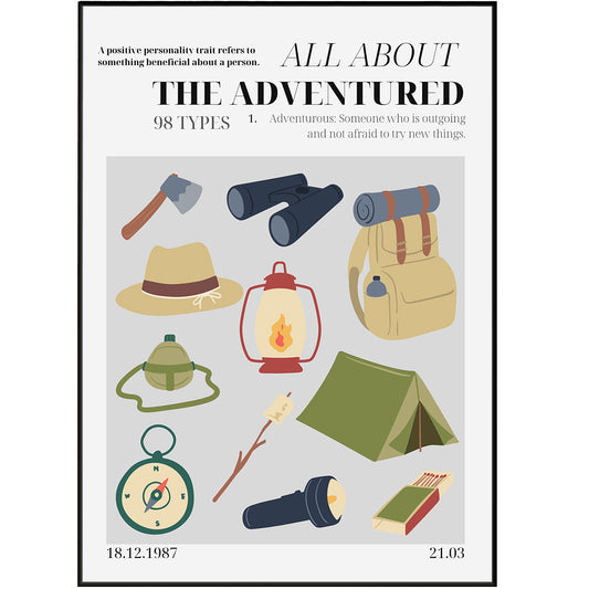The Adventured Personality Poster