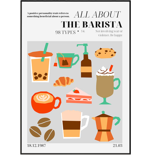 The Barista Personality Poster