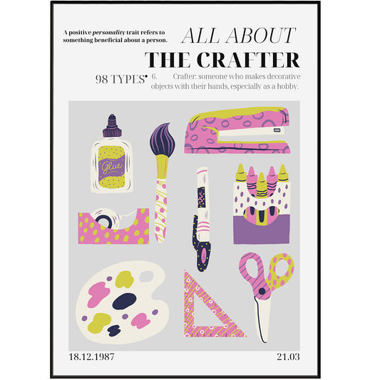 The Crafter Personality Poster
