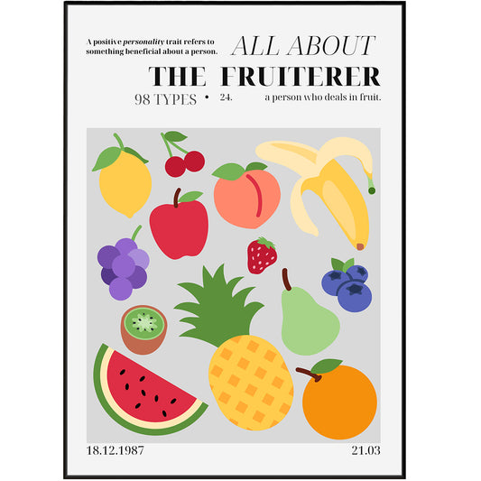 The Fruiterer Personality Poster