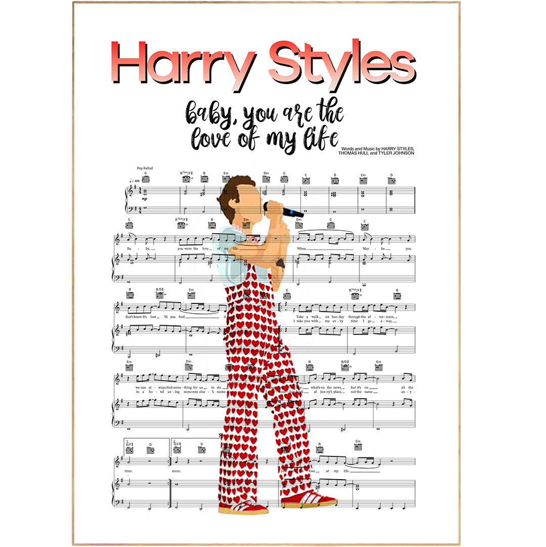 Light up your home with some real magic! Our Harry Styles - LOVE OF MY LIFE Poster is the perfect way to show your love for Harry (or just really cool art!). Our Harry-inspired prints, posters, artwork, fan art, merchandise, wall art, photo prints, album covers, concert posters, and fine art prints will make any room fiercely fabulous!