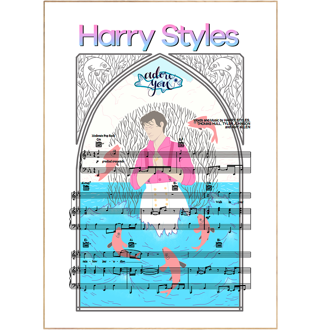 Let your walls become an ode to one of the biggest music idols of our generation with this selection of Harry Styles prints! From fan art and artwork to posters and album covers, these prints will make your space look like a real-life 1D concert, and you won't have to shell out the big bucks! Giddy-up and grab one (or all!) of these must-haves!