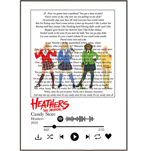 Heathers - Candy Store The Musical Prints