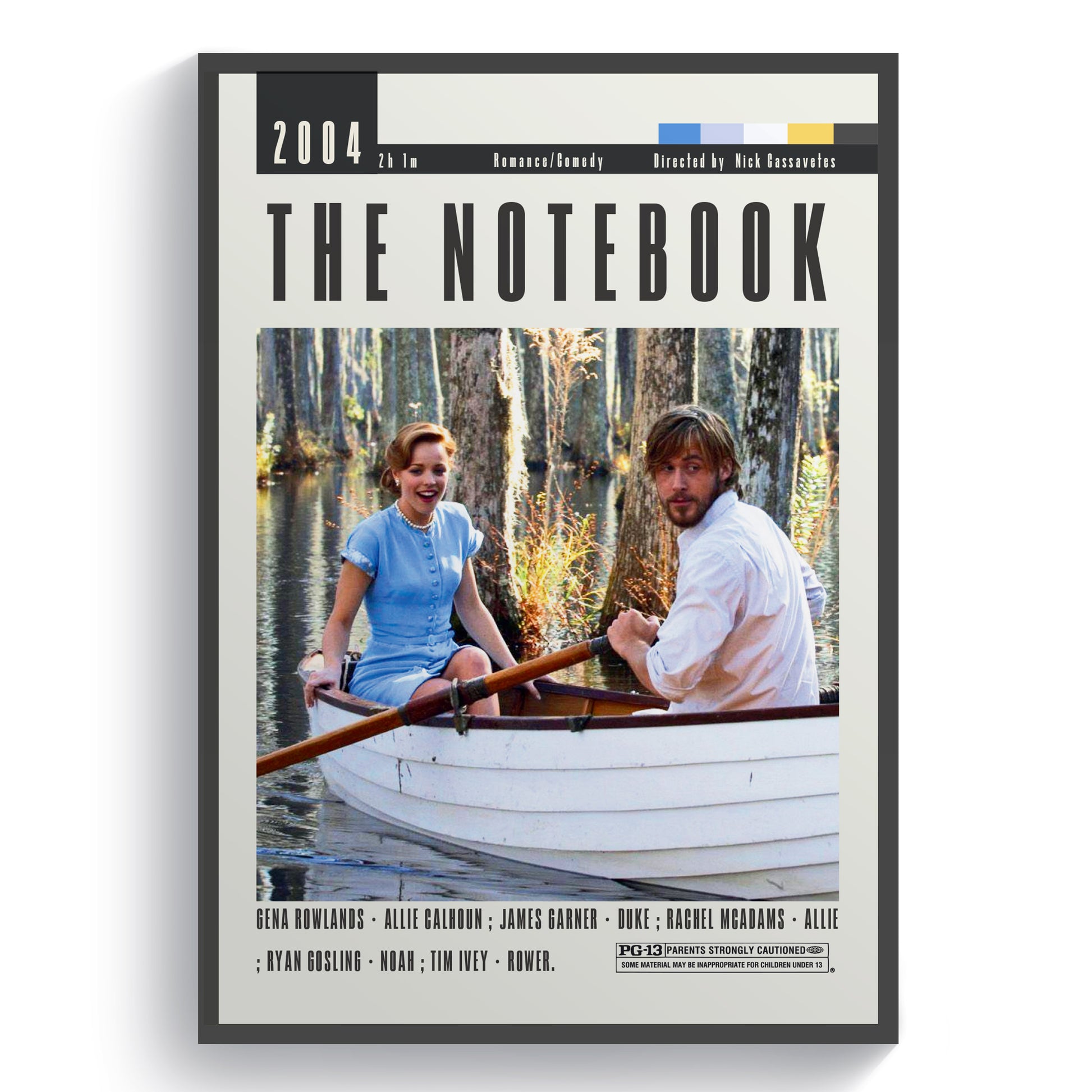 Expertly designed for fans of Nick Gassavetes movies, The Notebook Posters are the perfect addition to any movie lover's collection. Featuring stunning imagery and crisp details, these posters bring your favorite films to life and make the perfect statement piece for any room. Elevate your movie viewing experience with these beautiful and professionally crafted posters.