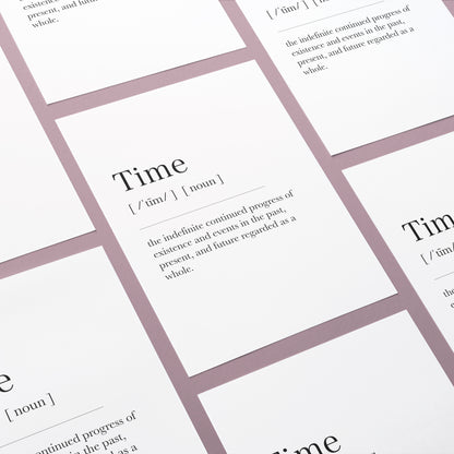 Time Definition Print