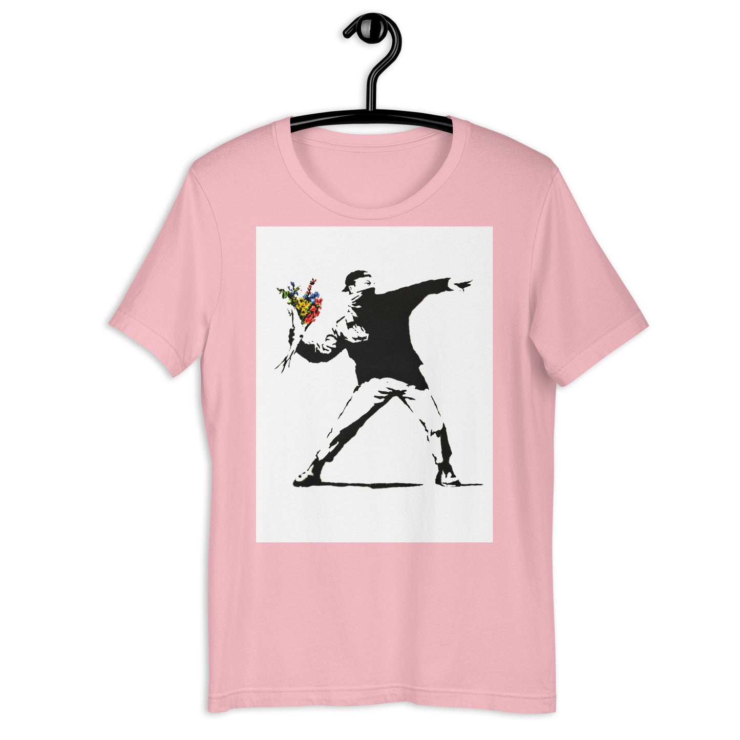 Banksy Rage Flower Thrower Unisex t-shirt