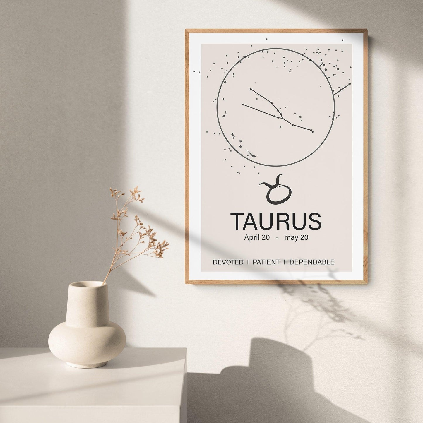 Taurus Constellation Prints Wall Art, Star Sign Print, Zodiac Print, Taurus  Birthday Present, Constellation Print, Zodiac Wall. ZODIAC SIGNS ART