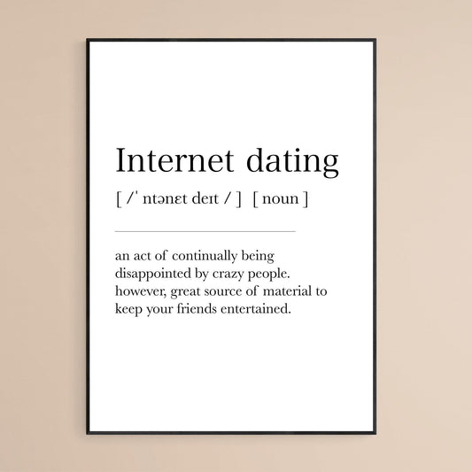 Internet Dating Definition Print - 98types