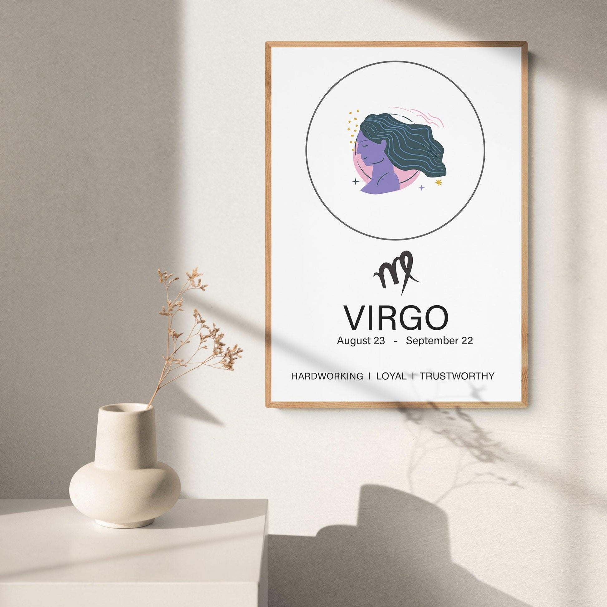 Virgo Sign Prints - 98types