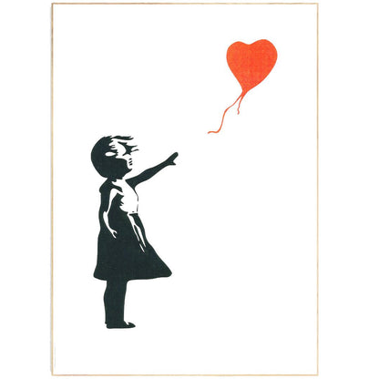 Banksy is famous for his dark, satirical street art. A standout piece from the infamous artist, this "Always Hope" poster is a powerful statement about the human condition. With its bright colors and inspiring message, this poster is a great addition to any wall. Hang it in your home or office and be reminded of the power of hope.