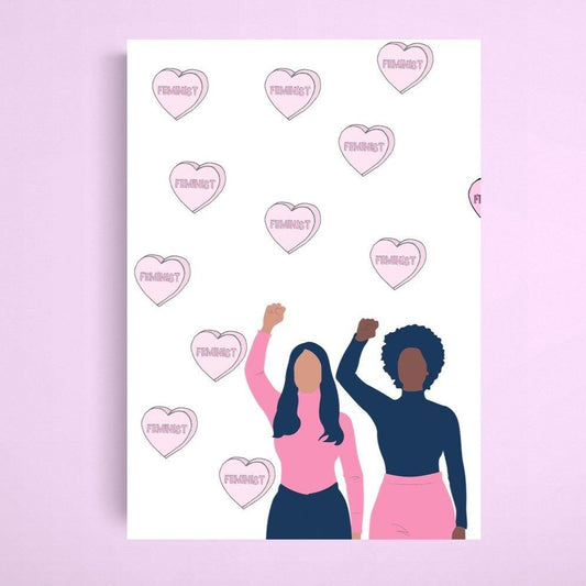 Support Feminism Print | Wall Art Bedroom Decor Feminism | Girl Power Prints Art | Inspirational Poster
