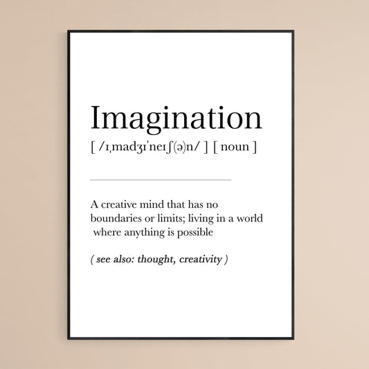 Imagination Definition Print - 98types