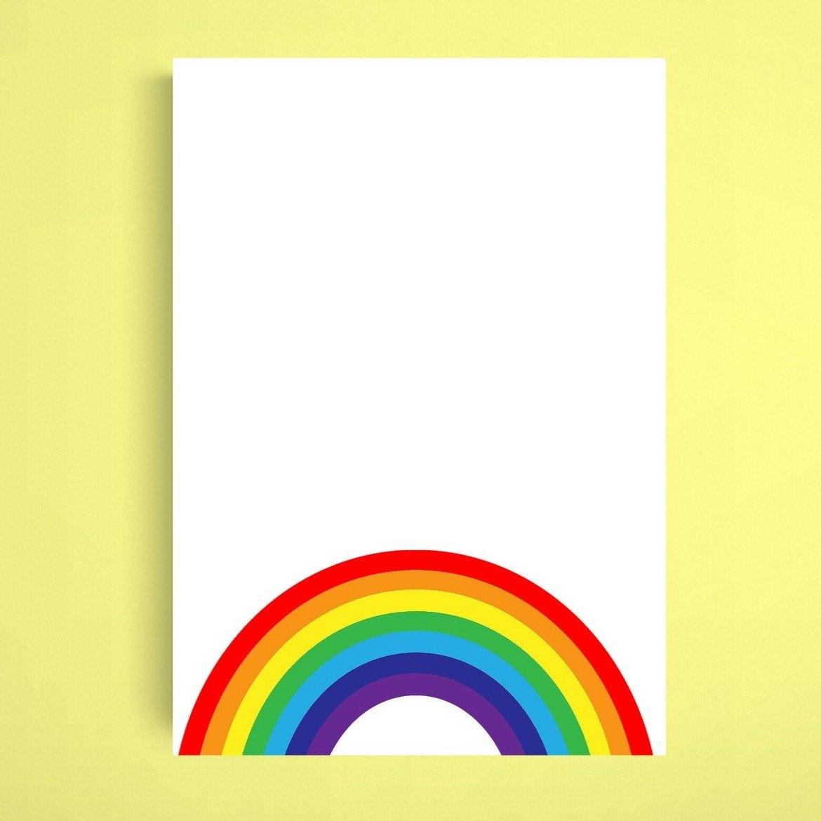 Power of the Rainbow Gay Pride Print | Pride Poster LGBTQ+ | Rainbow Decor Prints Wall Art | Inspirational Poster | Gift Idea Print