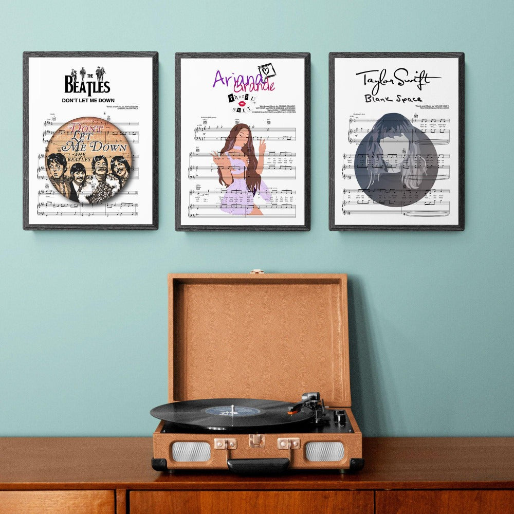 Give your walls a voice with this beautiful piece of art from 98Types Music. This print is of Ariana Grande's hit song "thank u, next." It's perfect for any fan of the artist or the song. The lyrics are printed in a beautiful cursive font, making it a perfect addition to your bedroom, living room, or office.. A4 Posters uk By 98types art online.