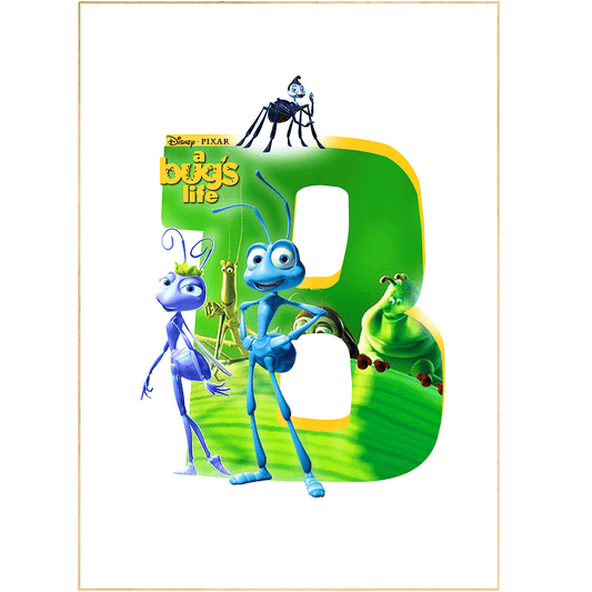 This Bugs Life Movie Poster is a high-definition, full-color poster featuring vivid detail and a glossy shine. Printed on durable poster paper and professionally packaged, this 20 x 24-inch poster is an ideal way to display your favorite movie. The poster is laminated and suitable for framing, delivering a professional-looking tribute to a beloved movie. 98types