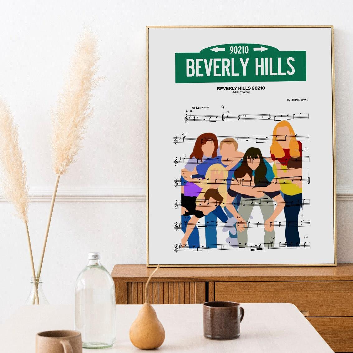 Give your walls some personality with this one-of-a-kind BEVERLY HILLS 90210 Main Theme Poster. Printed on high-quality paper, this poster features the lyrics to the show's main theme song. Perfect for any fan of the show, this poster is a great way to show your love for BEVERLY HILLS 90210.