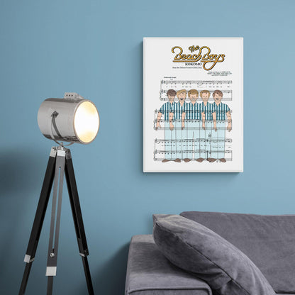 The Beach Boys • Kokomo Song Lyric Print | Song Music Sheet Notes Print 