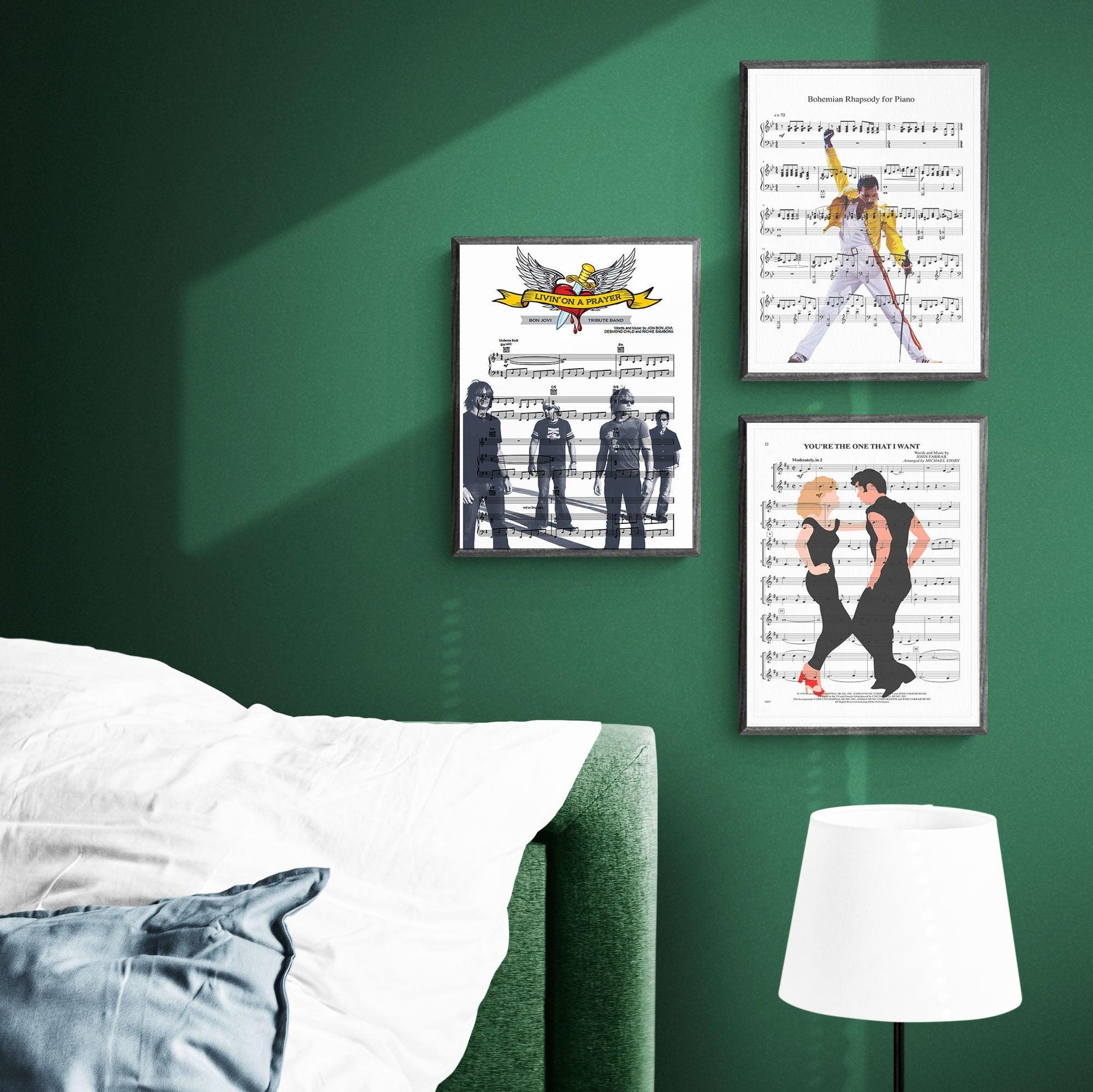Bon Jovi - Livin' On A Prayer Music Print | Song Music Sheet Notes Print Everyone has a favorite song especially Bon Jovi - Livin' On A Prayer, and now you can show the score as printed staff. The personal favorite song sheet print shows the song chosen as the score. 