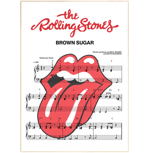 The Rolling Stones - Brown Sugar Poster - 98types
