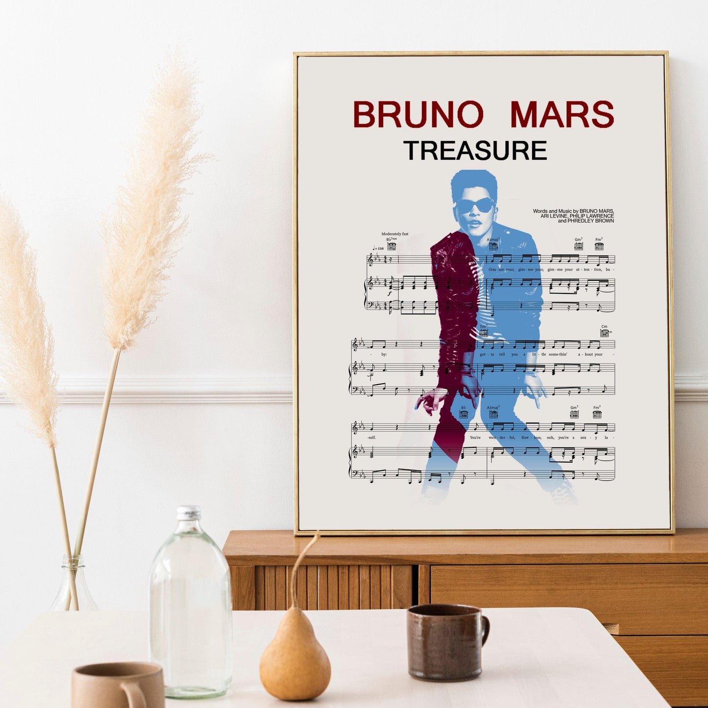 Bruno Mars - Treasure Poster - 98types