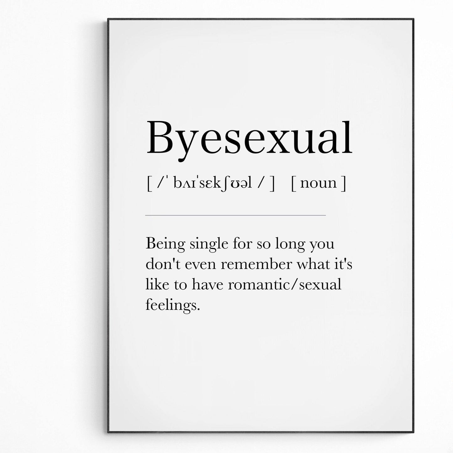 Byesexual