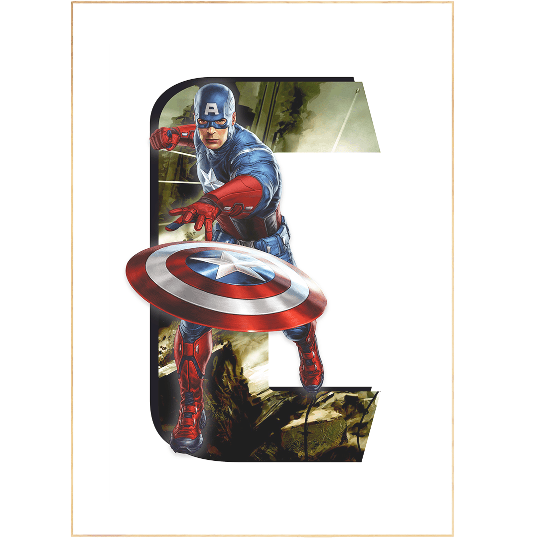 Marvel at the amazingness of this super-heroic Captain America Movie Poster! Get ready to swoon at the sight of all your favorite Disney heroes united in a single frame. From the director of Disney World, this print is sure to add an iconic touch to your walls or room murals. Oh and best of all – it's print-on-demand! So, you can be the hero of your own movie wall! 98 types of art prints