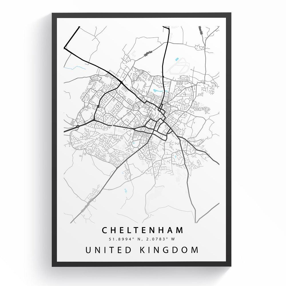 Cheltenham Street City Map Print