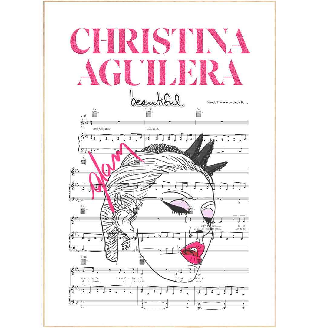 This limited-edition poster is printed on premium, archival-grade paper and features a beautiful photo of the 8-time Grammy Award winning artist, Christina Aguilera. This poster is perfect for framing and is part of a limited print run on 200 posters, ensuring its rarity and collectibility for years to come.