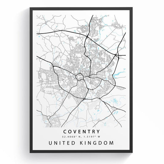 Coventry Street City Map Print