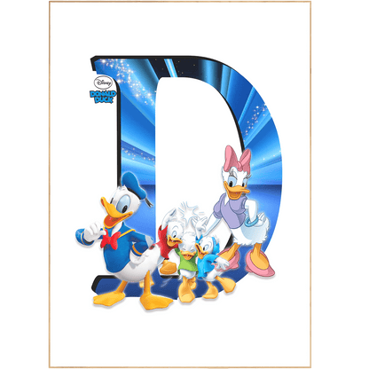 Make a splash (of color) with a Donald Duck movie poster! These vibrant wall prints are perfect for adding a dash of Disney to your décor - from lovable characters and princesses to your favorite animated movies. Hang out with Donald and friends and take your walls to Disneyland!