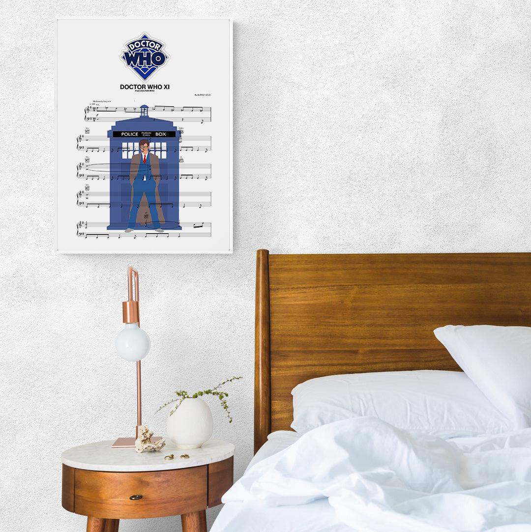 Celebrate your love for classic Doctor Who with this remarkable Main Theme Poster. Doctor Who theme song to life. Perfect for any devoted Whovian, this vivid poster is sure to bring the energy of the beloved TV show into your home. Hang it on your wall and get ready to enjoy the best of series' iconic theme music while being surrounded by its stylish design. Add a true piece of Doctor Who history to your home today!