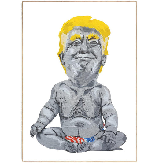 This DONALD TRUMP Street Art Poster is a great addition to your street art collection! This poster is made of high quality materials and will last you a long time.